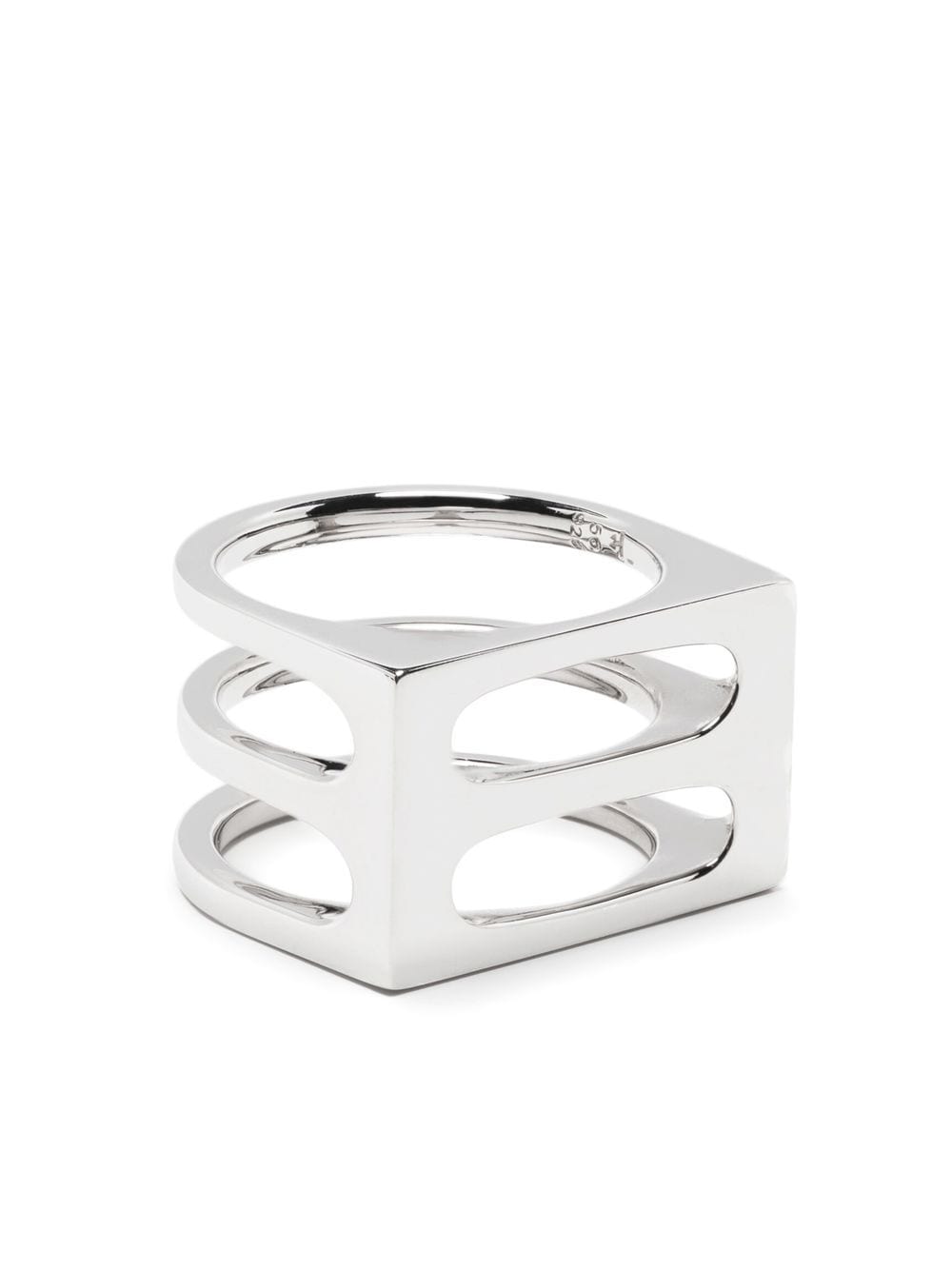 Tom Wood Cage Ring aus recyceltem Sterlingsilber von Tom Wood