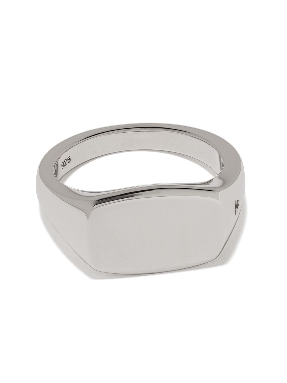 Tom Wood 'Michael' Ring mit Gravur - Silber von Tom Wood