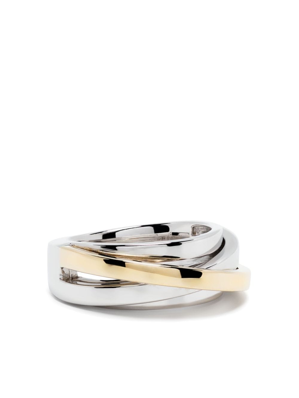 Tom Wood Orb Slim Duo Ring aus Sterlingsilber von Tom Wood