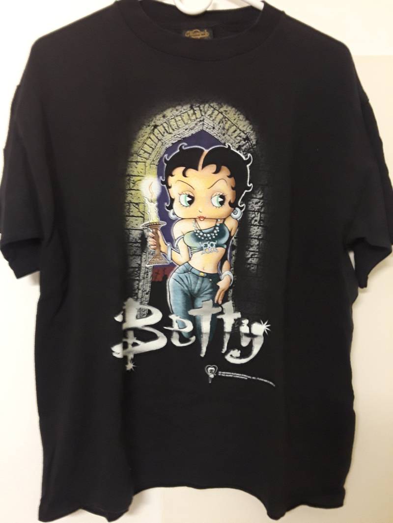 Jahrgang 90 Ist Betty Boop Buffy Vampire Slayer T Shirt von TomKnightNYC