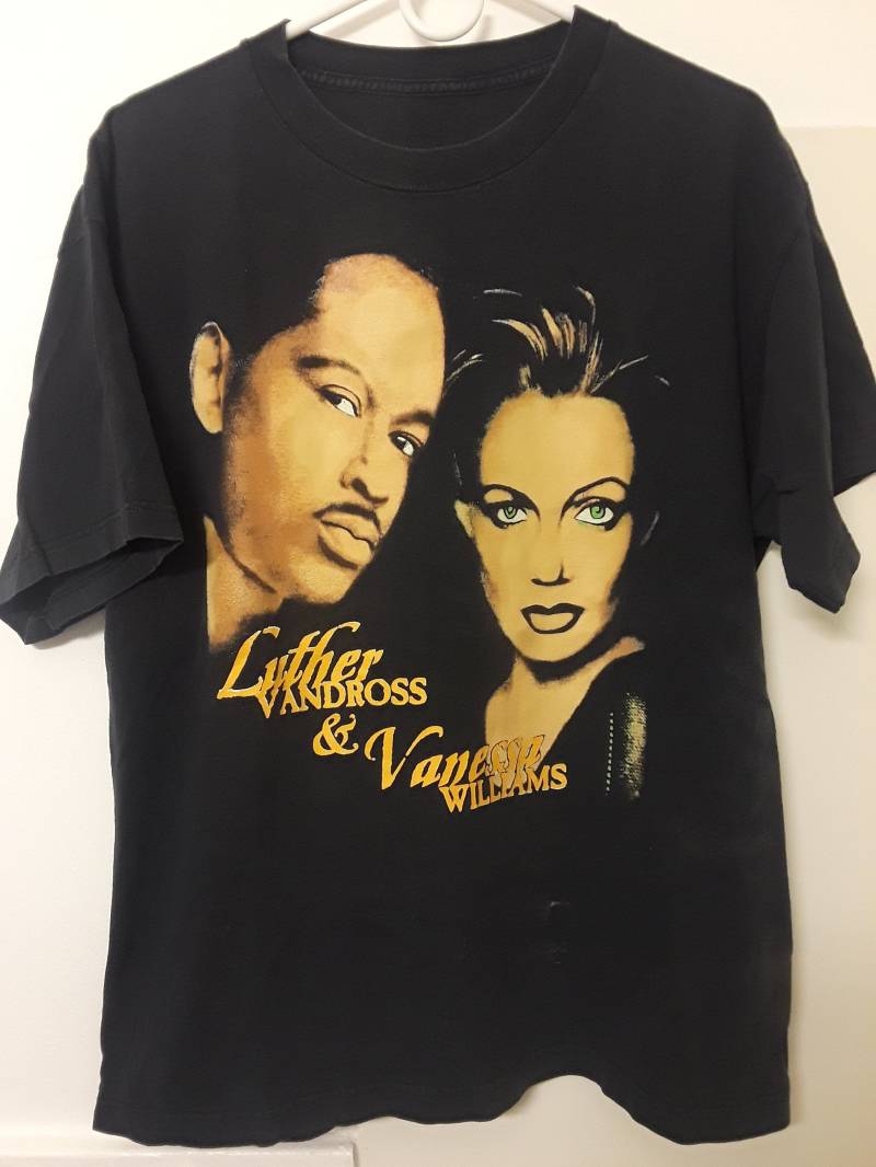 Jahrgang 90 Ist Vanessa Williams Luther Vandross 1997 Tour T Shirt von TomKnightNYC