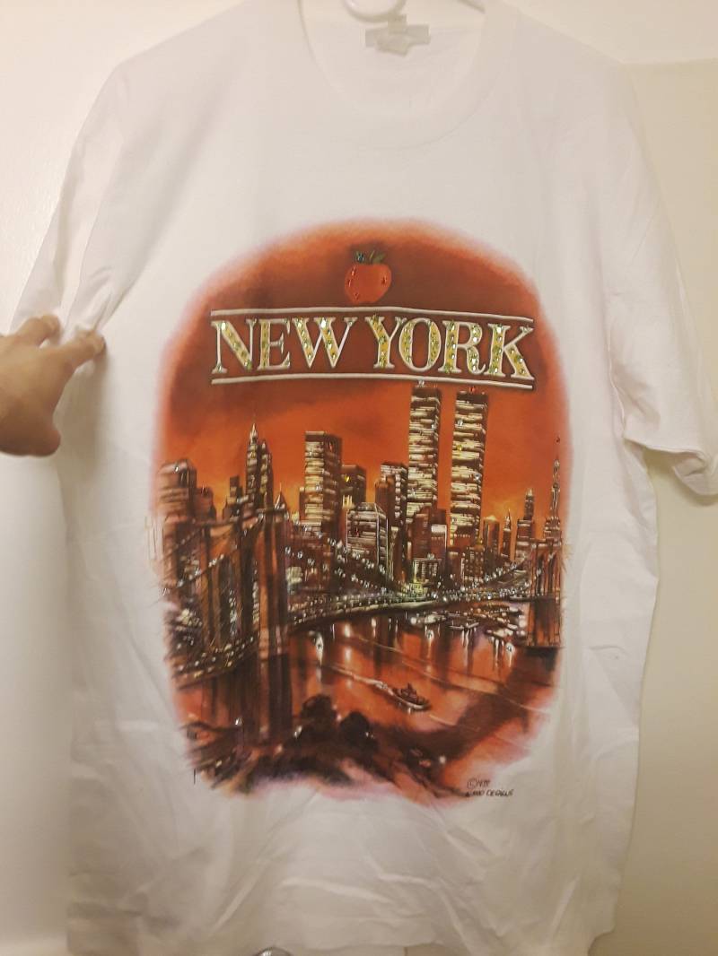 Vintage 80Er Jahre Tony Alamo Kunst in Glitz New York 1987 Nyc Kristall T Shirt von TomKnightNYC