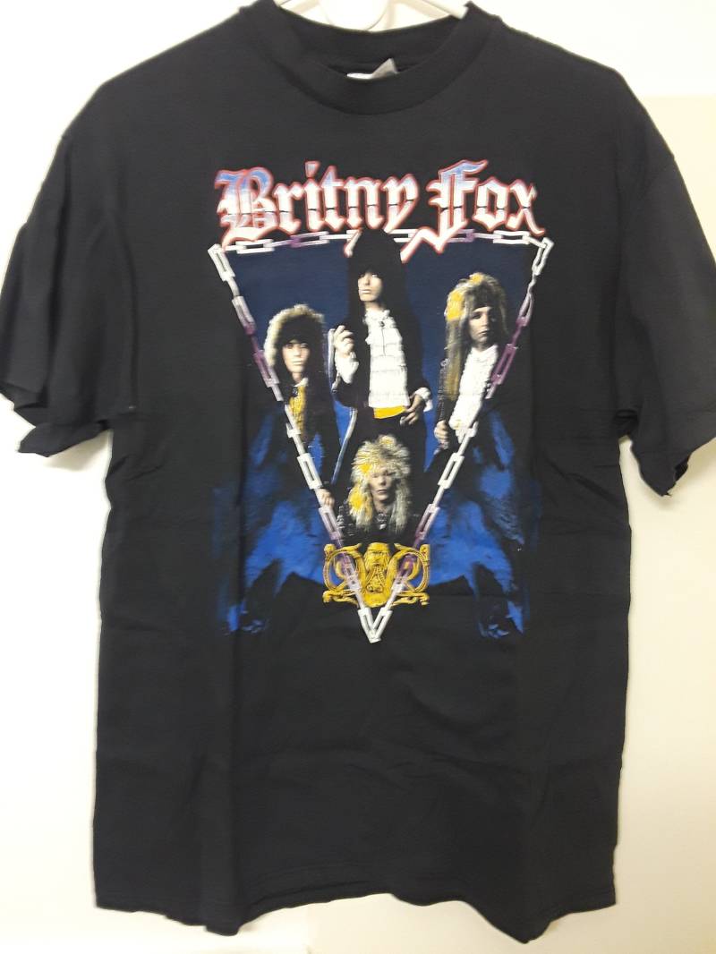 Vintage Britny Fox T-Shirt von TomKnightNYC