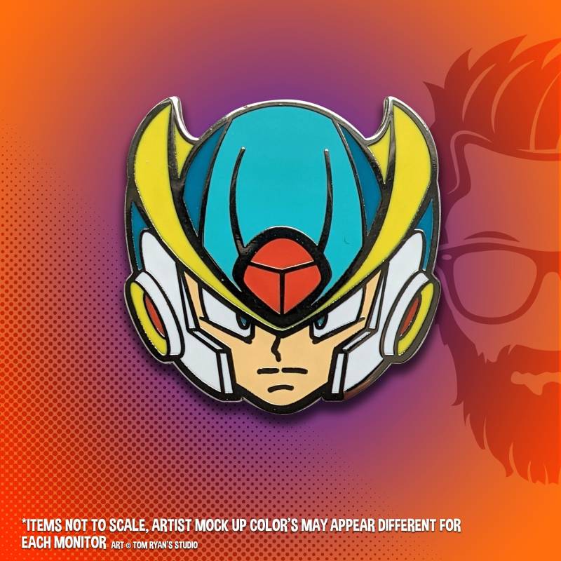 Mega Man X Rüstung Anstecknadel Videospiel Anstecknadel Aus Emaille von TomRyansStudio