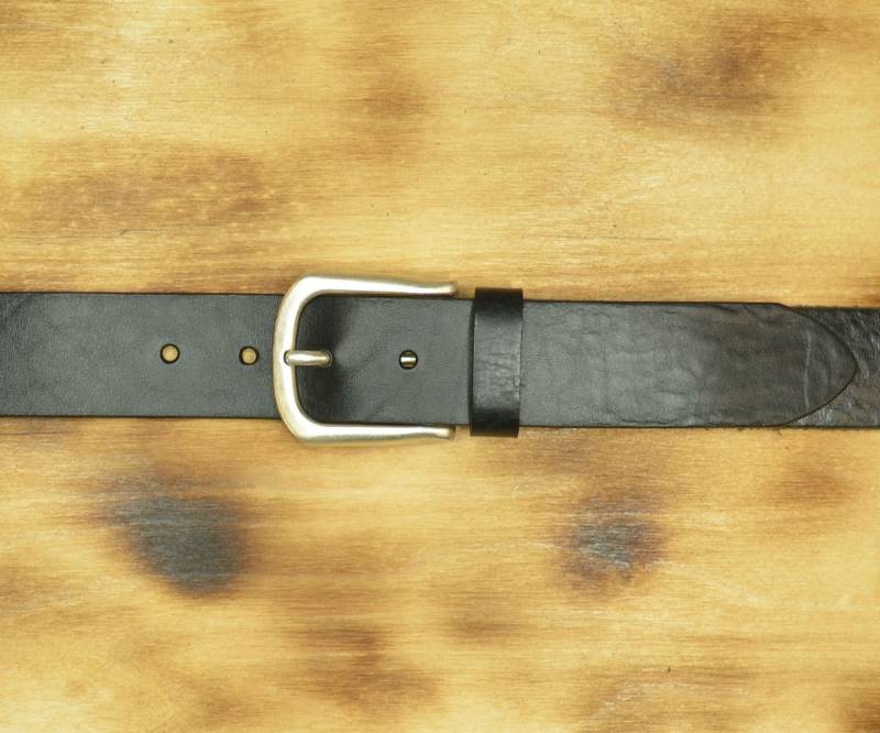 Gürtel Nr.4 Schwarz Aus Rindsleder von TomSanderShop