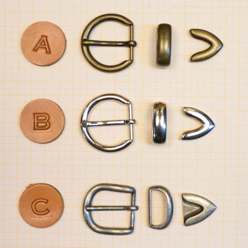 Gürtelschließen Mit Passender Schlaufe Und Spitze 25mm von TomSanderShop