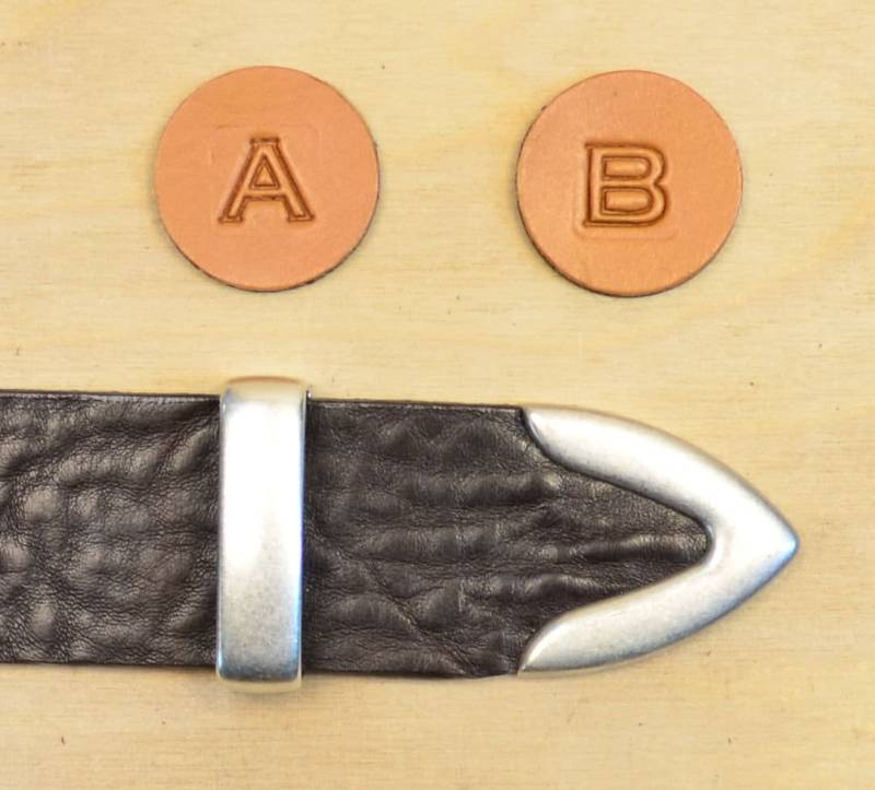 Metallschlaufe Oder Metallspitze 40mm Passend Zu Gürtel Nr. 1-8 Versilbert von TomSanderShop