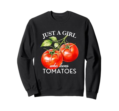 Nur EIN Mädchen, das Tomaten liebt Gemüse Vegetarisch Vegan Sweatshirt Nur EIN Mädchen, das Tomaten liebt Gemüse Vegetarisch Vegan Sweatshirt von Tomato Grower Farmer Kids who love Tomatoes Girls
