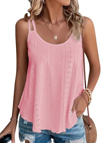 Tank Top Damen Sommer Top Sexy Ärmellose T Shirt Neu Spaghetti Cami Oberteile Sommermode Shirt Rundhals Blusen Basic Tops Tank Top Damen Sommer Top Sexy Ärmellose T Shirt Neu Spaghetti Cami Oberteile Sommermode Shirt Rundhals Blusen Basic Tops von Tomatofrydan