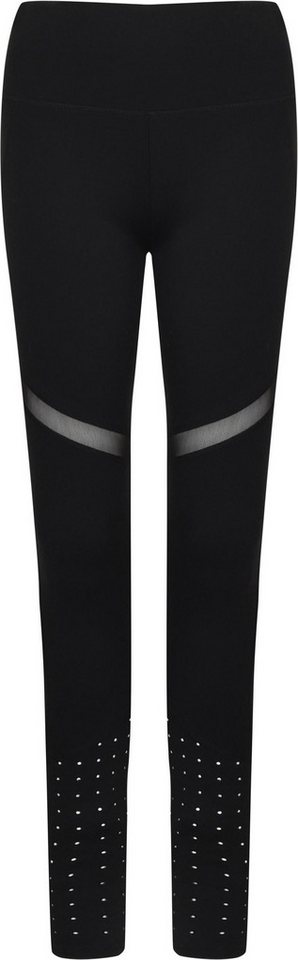 Tombo Trainingshose Legging mit Meshdetail Damen von Tombo