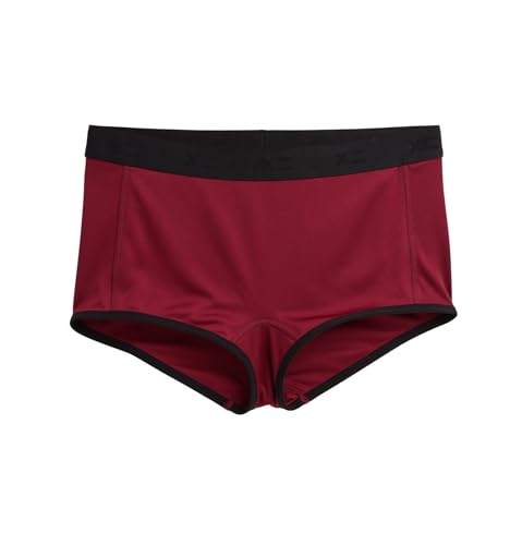 TomboyX Tucking Hiding Boy Shorts Unterwäsche, sichere Kompression für Transgender MTF, Gaff Shaping Panties (XS-4X), Beauty Berry, S von TomboyX