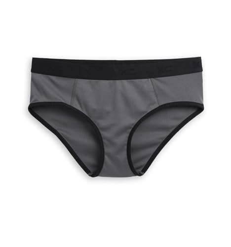 TomboyX Tucking Hiding Hipster Unterwäsche, sichere Kompression für Transgender MTF, Gaff Shaping Panties (XS-4X), Schiefer, S von TomboyX