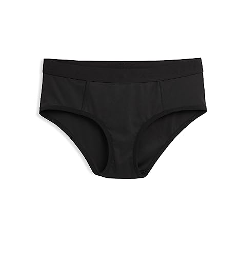 TomboyX Tucking Hiding Hipster Unterwäsche, sichere Kompression für Transgender MTF, Gaff Shaping Panties (XS-4X), X= Schwarz, S von TomboyX