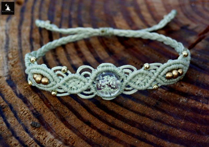 Makramee Glow in The Dark Armband Makramee Glow in The Dark Armband von TomentosaShop