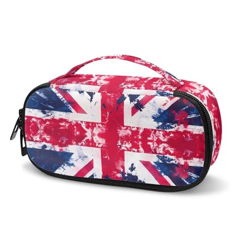 Tomeusey Insulin-Kühltasche mit britischer Flagge, für den täglichen Gebrauch, Reisen, Diabetiker, Medikamente, Organizer mit Griff, Kühltasche für Medizin, Reisen, Kühltasche für Damen und Herren von Tomeusey