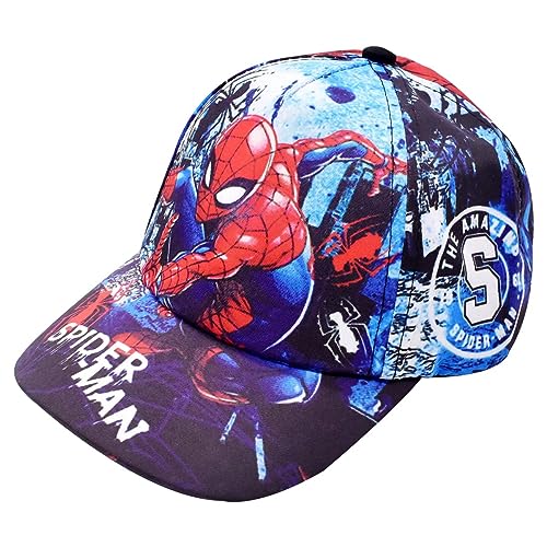 Baseballmütze für Kinder Cartoon Sonnenhut Baseball Cap Sommer Verstellbar Hüte UV-Schutz Stickerei Drucken Sonnenhut für Mädchen Jungen Hut leicht abwaschbar Kinder Cap von Tomicy