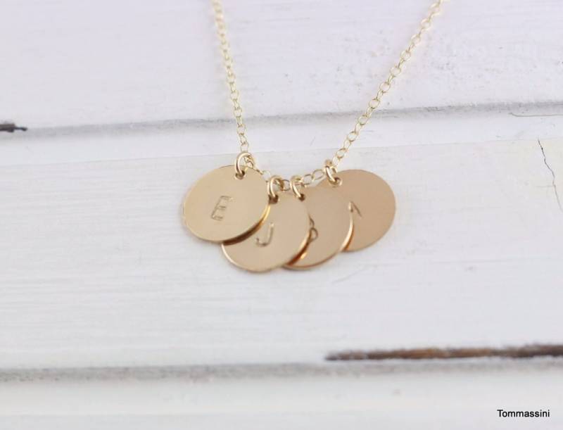 Initial Halskette, Gold Gefüllte Personalisierte Schmuck, Mutter Der Ersten von TommassiniJewelry