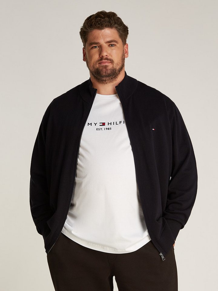 Tommy Hilfiger Big & Tall Cardigan BT-PIMA ORG CTN CASHMERE ZTHRU-B von Tommy Hilfiger Big & Tall