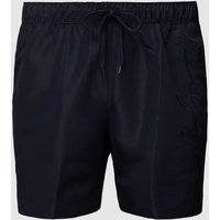 Tommy Hilfiger Big & Tall PLUS SIZE Badehose mit Label-Details Modell 'Drawstring' in Marine, Größe XXL von Tommy Hilfiger Big & Tall