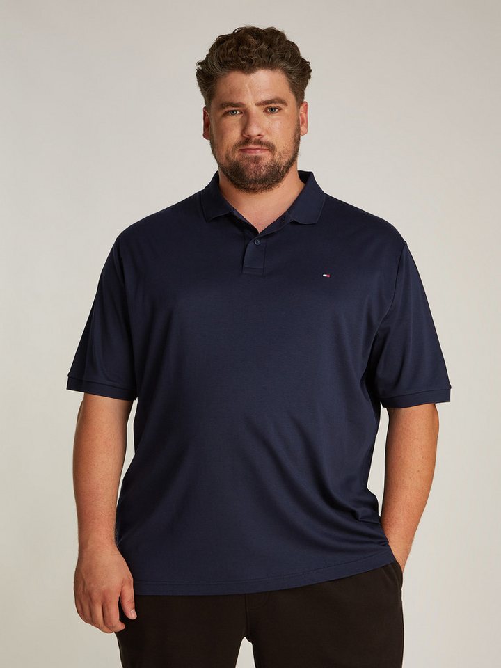 Tommy Hilfiger Big & Tall Poloshirt BT-LIQUID COTTON ESSENTIAL POL-B in Großen Größen, Logostickerei von Tommy Hilfiger Big & Tall