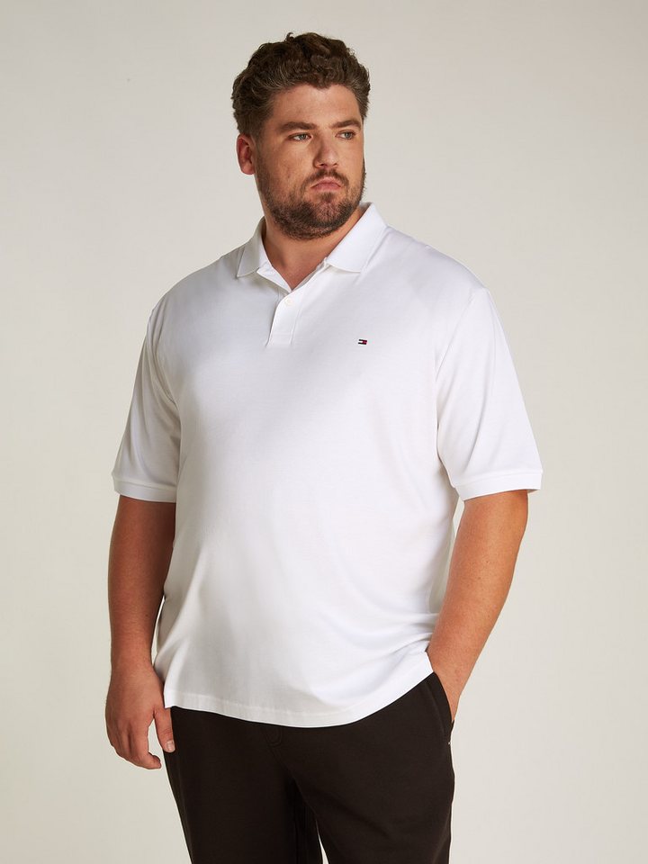 Tommy Hilfiger Big & Tall Poloshirt BT-LIQUID COTTON ESSENTIAL POL-B in Großen Größen, Logostickerei Tommy Hilfiger Big & Tall Poloshirt BT-LIQUID COTTON ESSENTIAL POL-B in Großen Größen, Logostickerei von Tommy Hilfiger Big & Tall