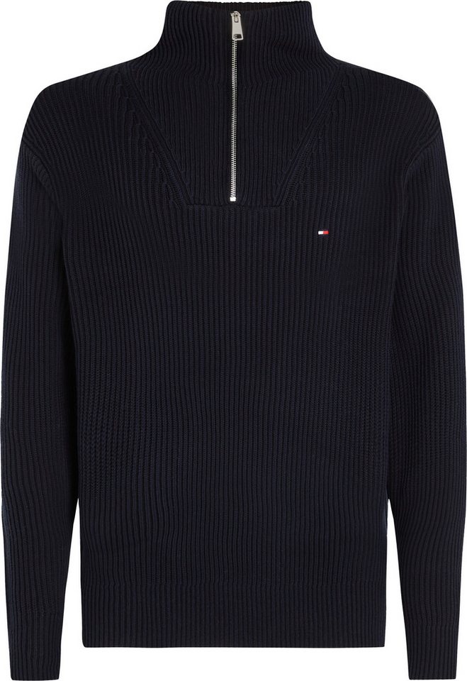 Tommy Hilfiger Big & Tall Stehkragenpullover BT-CHUNKY CTN RIB NAUTICAL ZM-B in Großen Größen, Logostickerei Tommy Hilfiger Big & Tall Stehkragenpullover BT-CHUNKY CTN RIB NAUTICAL ZM-B in Großen Größen, Logostickerei von Tommy Hilfiger Big & Tall