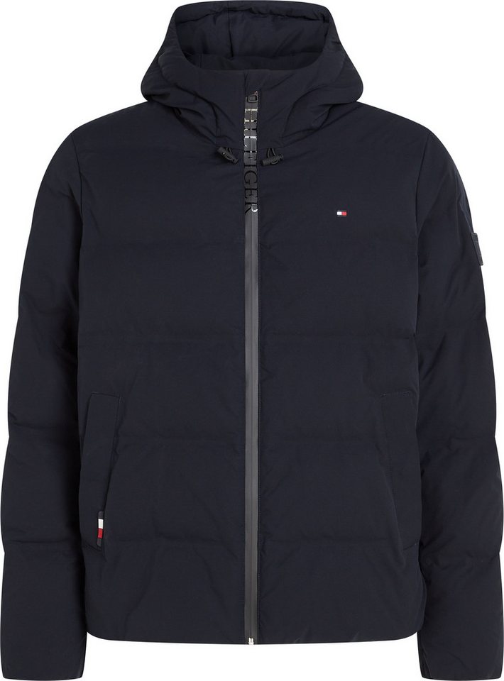 Tommy Hilfiger Big & Tall Steppjacke BT-MOTION HOODED JACKET-B in Großen Größen, mit Logostickerei in Brusthöhe von Tommy Hilfiger Big & Tall