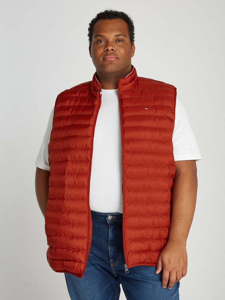 Tommy Hilfiger Big & Tall Steppweste BT-PACKABLE RECYCLED VEST-B Große Größen mit Logostickerei von Tommy Hilfiger Big & Tall