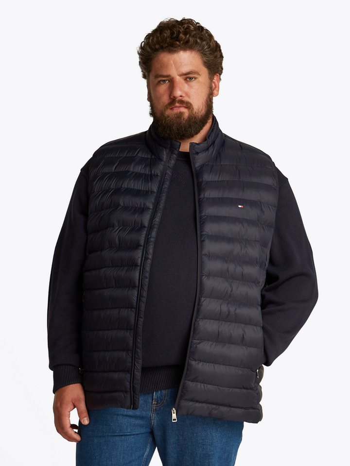 Tommy Hilfiger Big & Tall Steppweste BT-PACKABLE RECYCLED VEST-B in Großen Größen, Logostickerei von Tommy Hilfiger Big & Tall