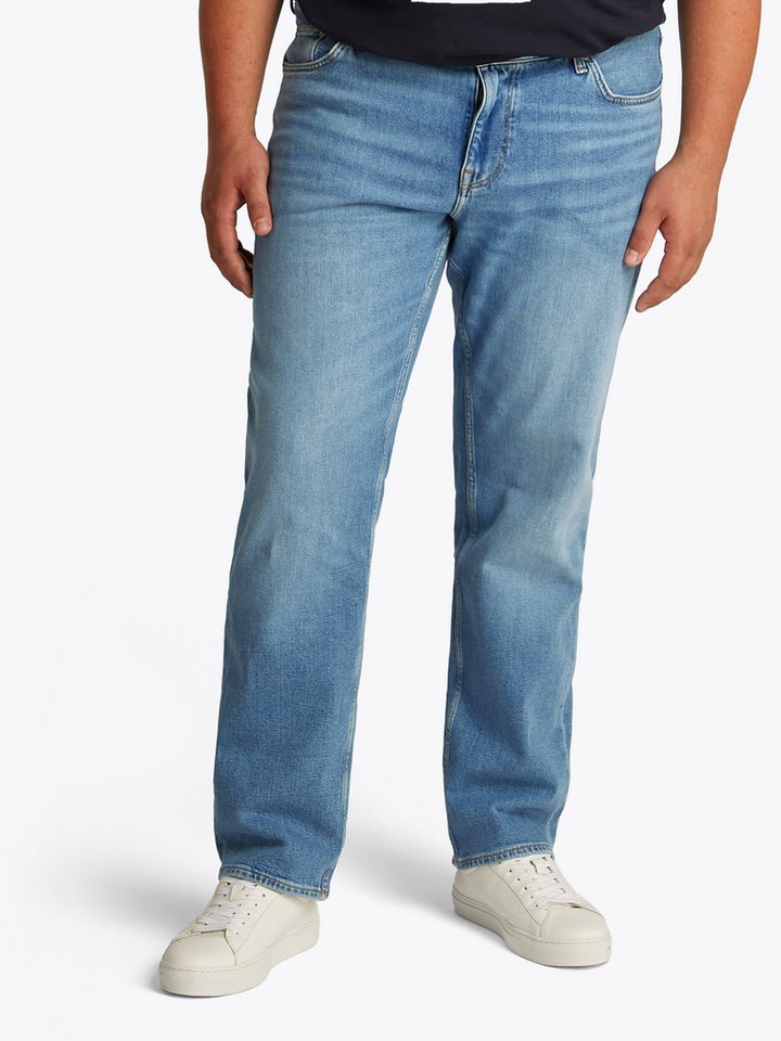 Tommy Hilfiger Big & Tall Straight-Jeans BT-MADISON STR MESA BLUE-B in Großen Größen, Logopatch Tommy Hilfiger Big & Tall Straight-Jeans BT-MADISON STR MESA BLUE-B in Großen Größen, Logopatch von Tommy Hilfiger Big & Tall