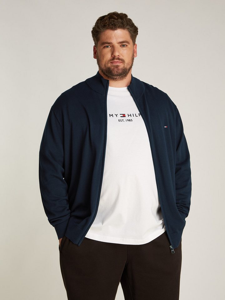 Tommy Hilfiger Big & Tall Strickjacke BT-ESSENTIAL COTTON ZIP THRU-B Großen Größen von Tommy Hilfiger Big & Tall