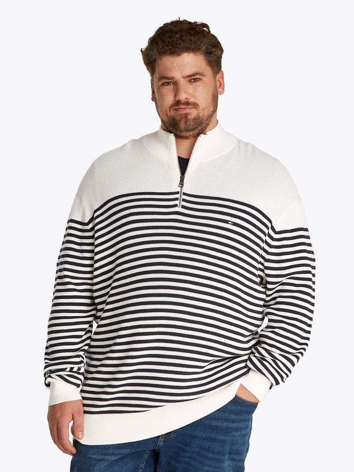 Tommy Hilfiger Big & Tall Troyer BT-RACKING STRUCTURE ZIP MOCK-B Große Größen, mit feiner Struktur Tommy Hilfiger Big & Tall Troyer BT-RACKING STRUCTURE ZIP MOCK-B Große Größen, mit feiner Struktur von Tommy Hilfiger Big & Tall