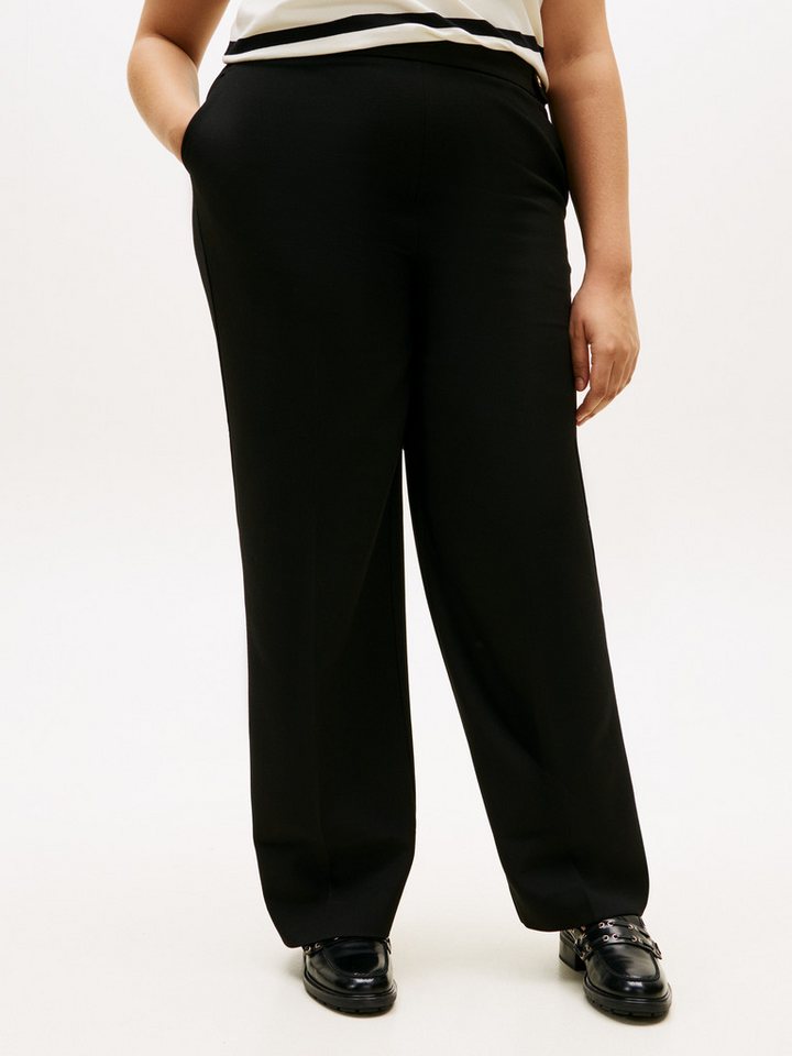 Tommy Hilfiger Curve Anzughose CRV PUNTO GB STRAIGHT PANT in großen Größen von Tommy Hilfiger Curve