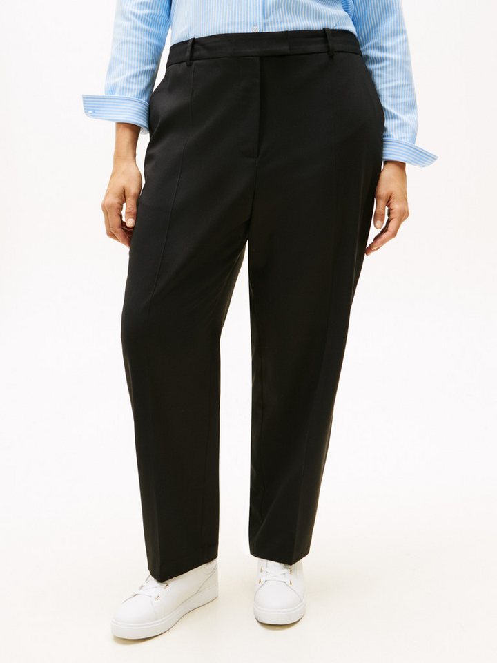 Tommy Hilfiger Curve Anzughose CRV TIMELESS WOOL SLIM STRT PANT in großen Größen, mit Wolle von Tommy Hilfiger Curve