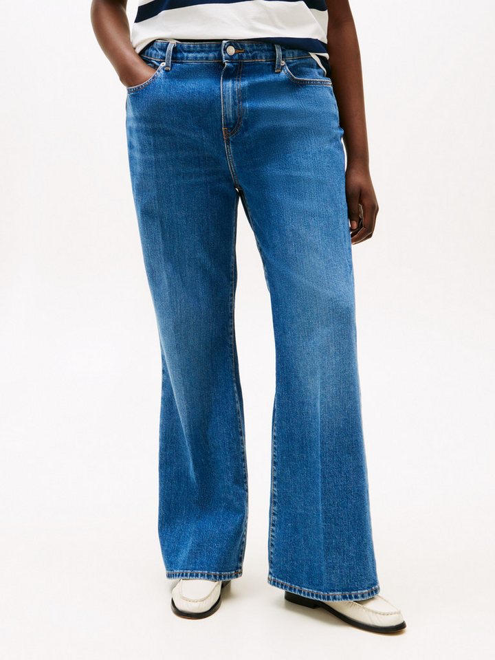 Tommy Hilfiger Curve Bootcut-Jeans CRV DNM FLO BOOTCUT RW von Tommy Hilfiger Curve