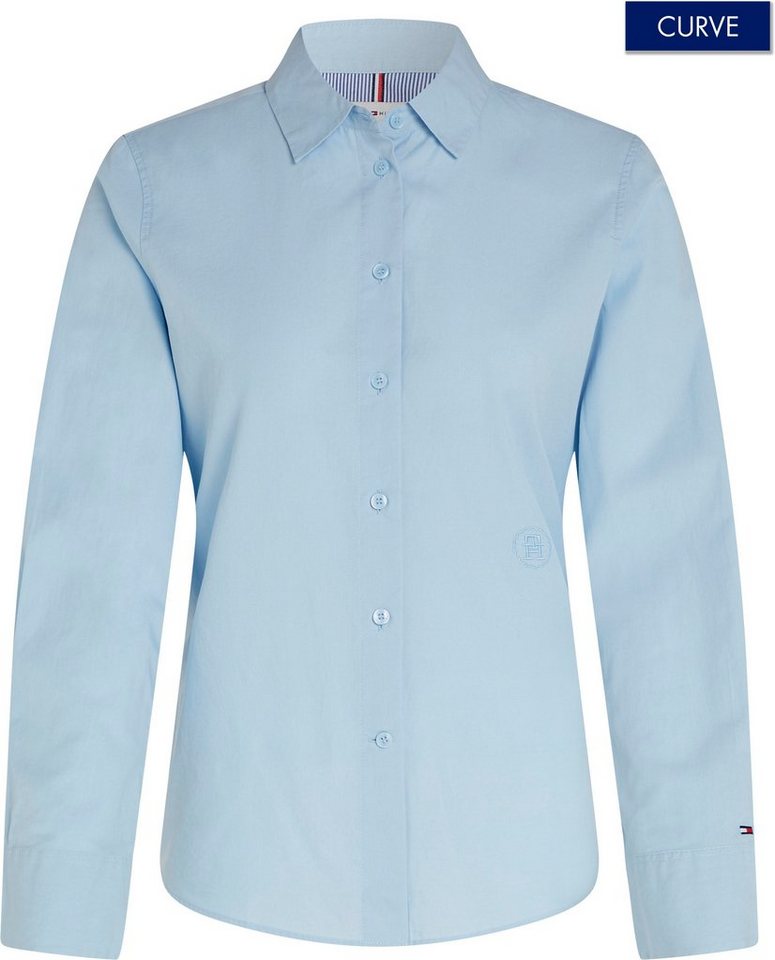 Tommy Hilfiger Curve Hemdbluse CRV ESS POPLIN REGULAR SHIRT Große Größen von Tommy Hilfiger Curve