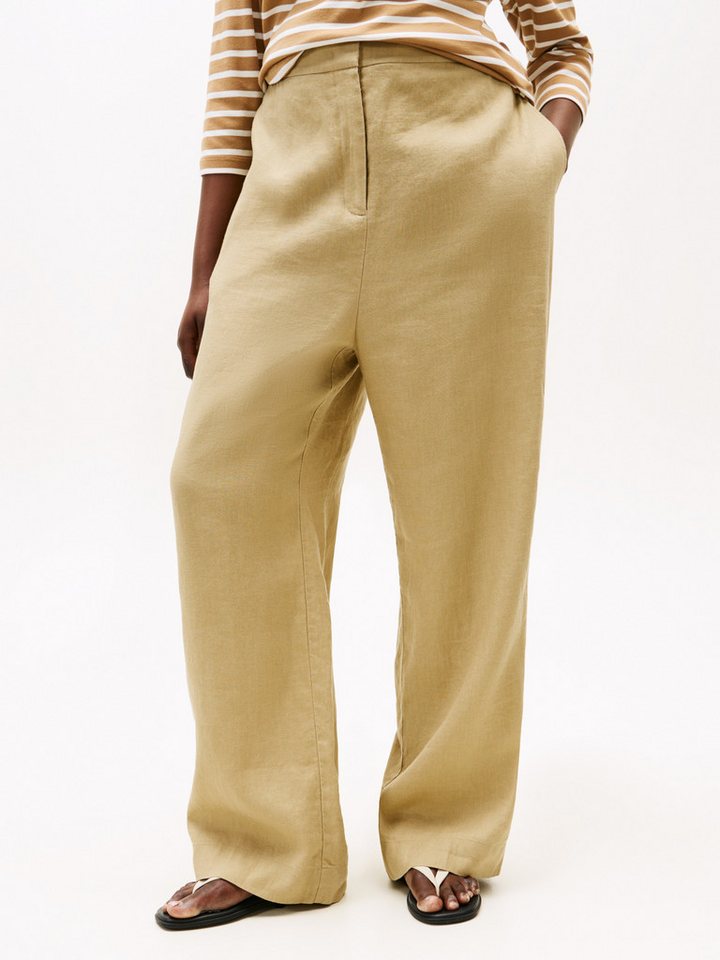 Tommy Hilfiger Curve Leinenhose CRV ESS LINEN TAILORED STRT PANT von Tommy Hilfiger Curve