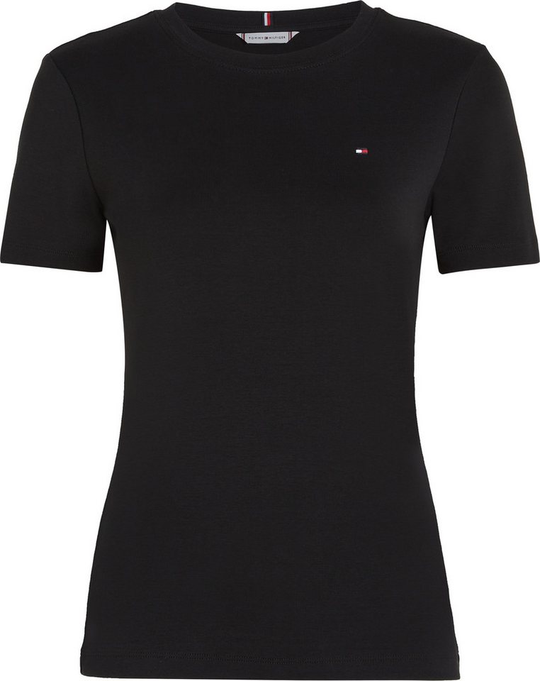 Tommy Hilfiger Curve Rundhalsshirt CRV SLIM CODY C-NK SS in Großen Größen, mit Rundhals von Tommy Hilfiger Curve