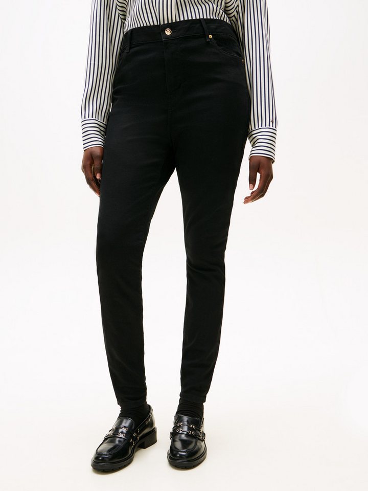 Tommy Hilfiger Curve Skinny-fit-Jeans CRV DNM BLACK HARLEM U SKINNY HW in großen Größen von Tommy Hilfiger Curve