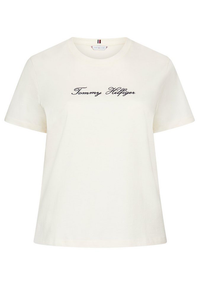 Tommy Hilfiger Curve T-Shirt CRV SCRIPT REG C-NK SS T-SHIRT Tommy Hilfiger Curve T-Shirt CRV SCRIPT REG C-NK SS T-SHIRT von Tommy Hilfiger Curve