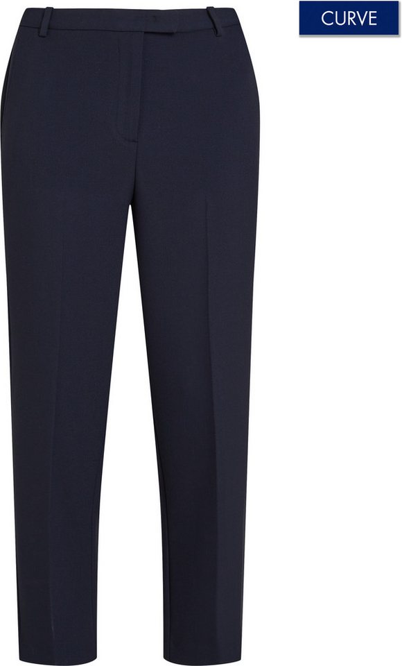 Tommy Hilfiger Curve Webhose CRV PUNTO SLIM STRAIGHT PANT in Großen Größen, mit Logostickerei von Tommy Hilfiger Curve