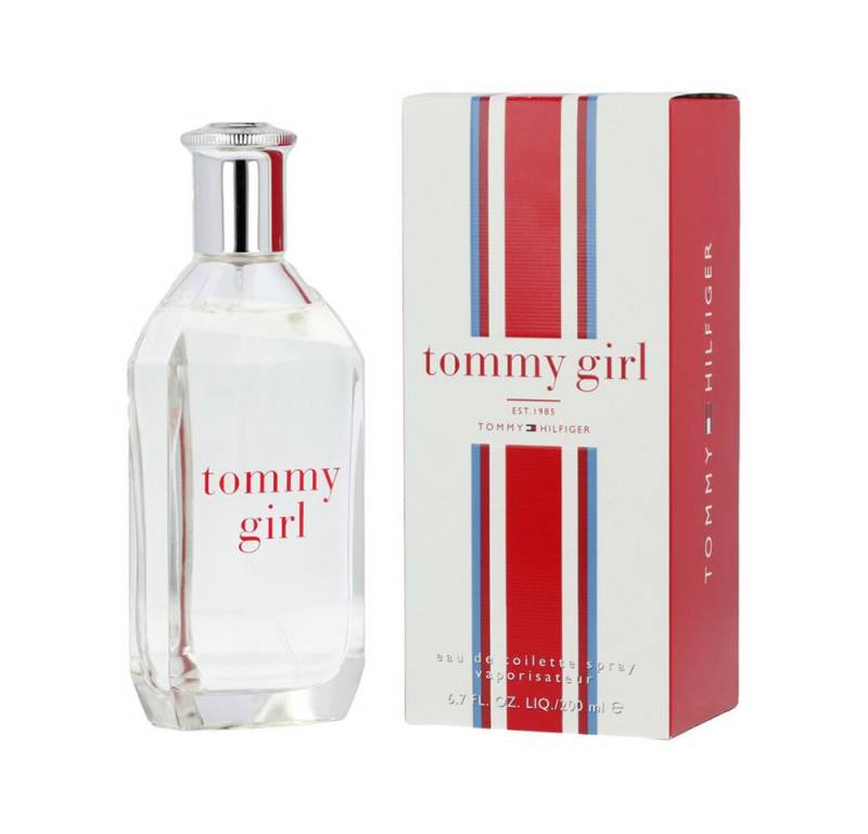 Tommy Hilfiger Equestrian Eau de Toilette Tommy Hilfiger Tommy Girl Eau de Toilette 200 ml Damen, Frischer Blumenduft mit Apfelblüte & Schwarzer Johannisbeere von Tommy Hilfiger Equestrian