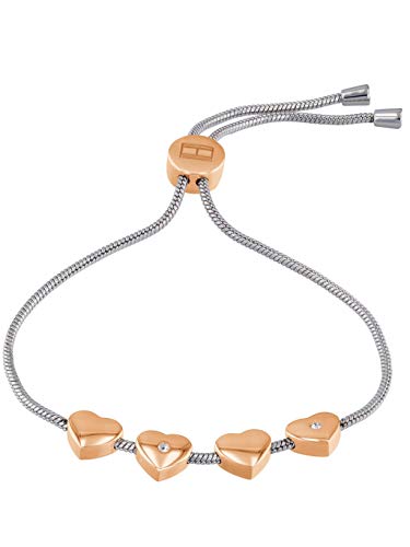 Tommy Hilfiger Casual Core Damen Armband Edelstahl Rosévergoldet 19,5 cm von Tommy Hilfiger Jewelry