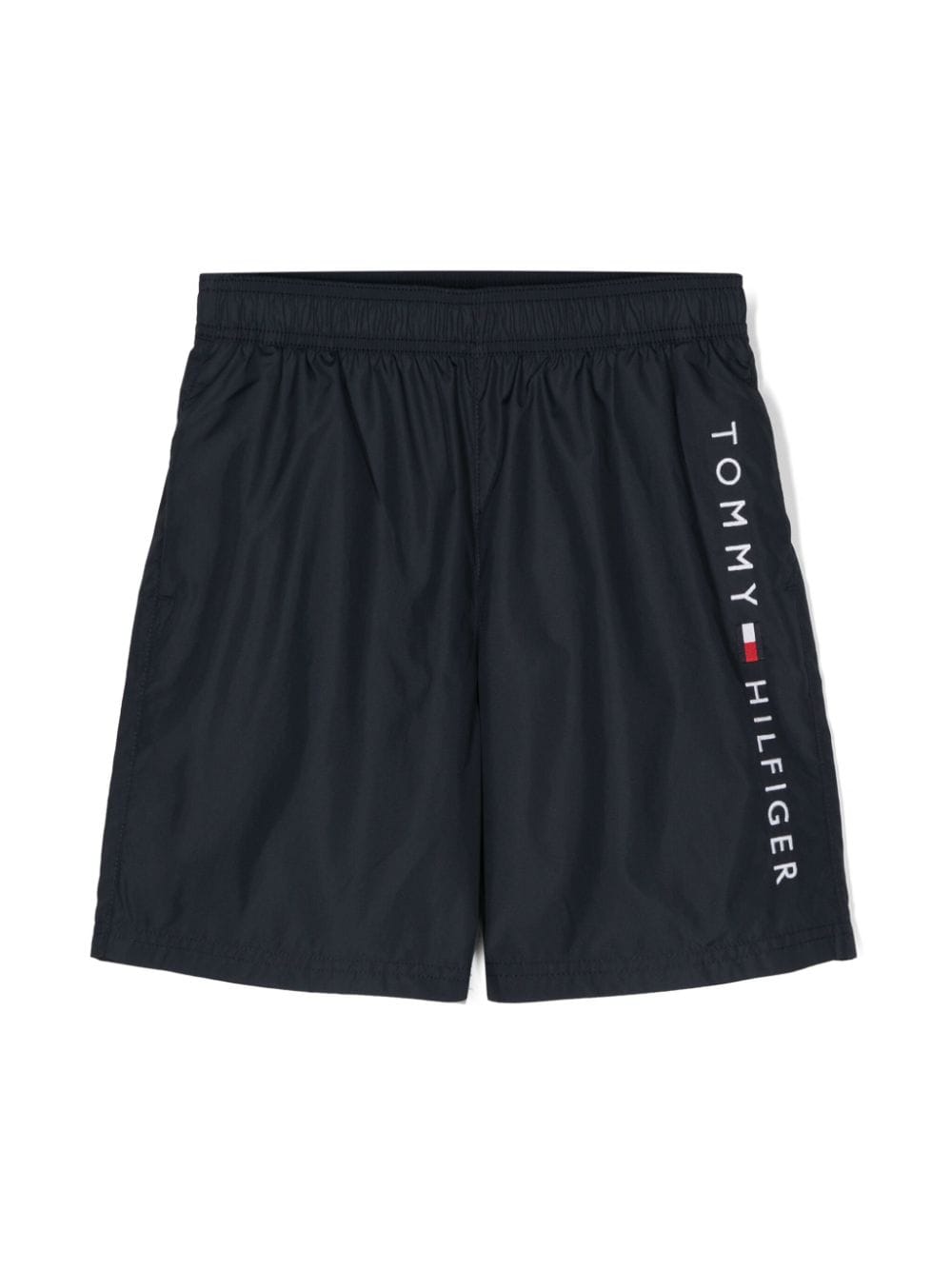 Tommy Hilfiger Junior Badeshorts mit Logo-Stickerei - Blau von Tommy Hilfiger Junior