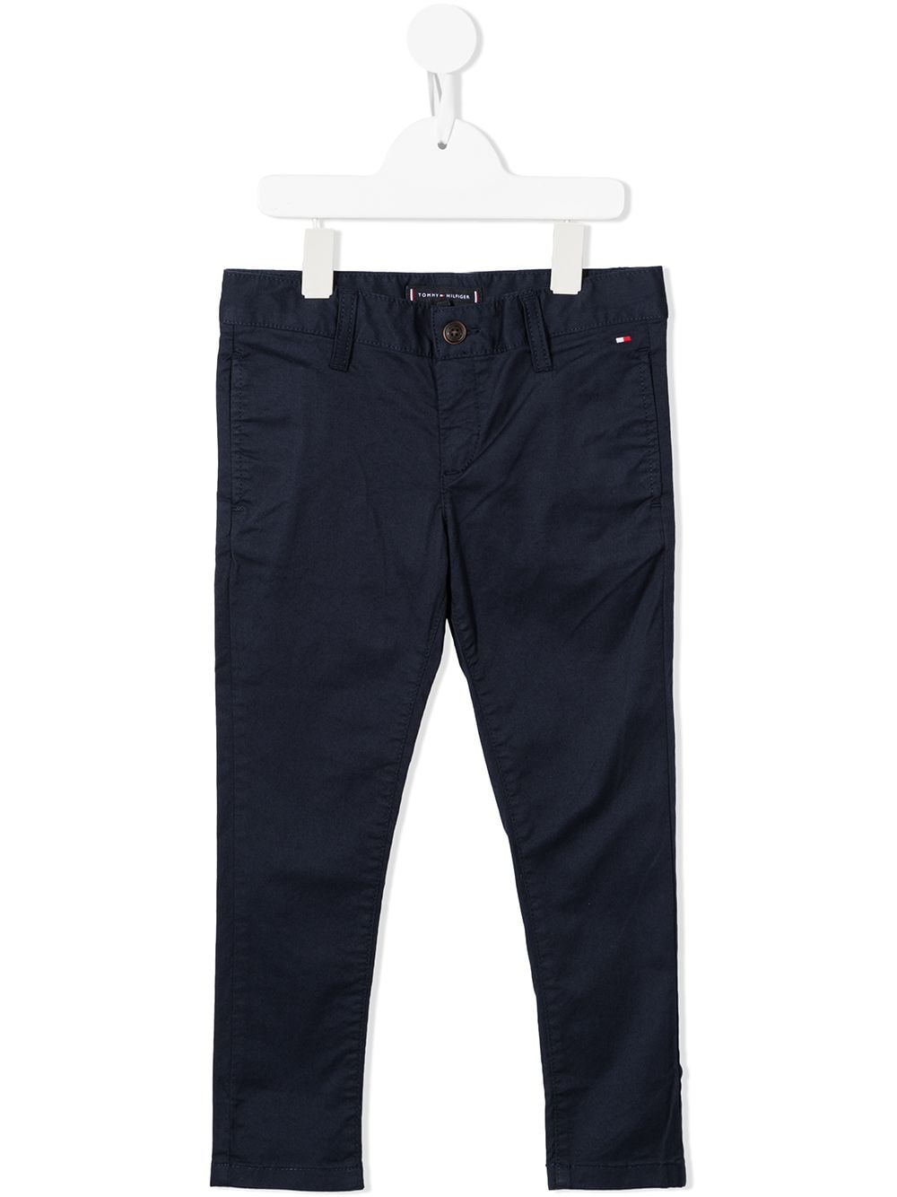 Tommy Hilfiger Junior Klassische Skinny-Chino - Blau von Tommy Hilfiger Junior