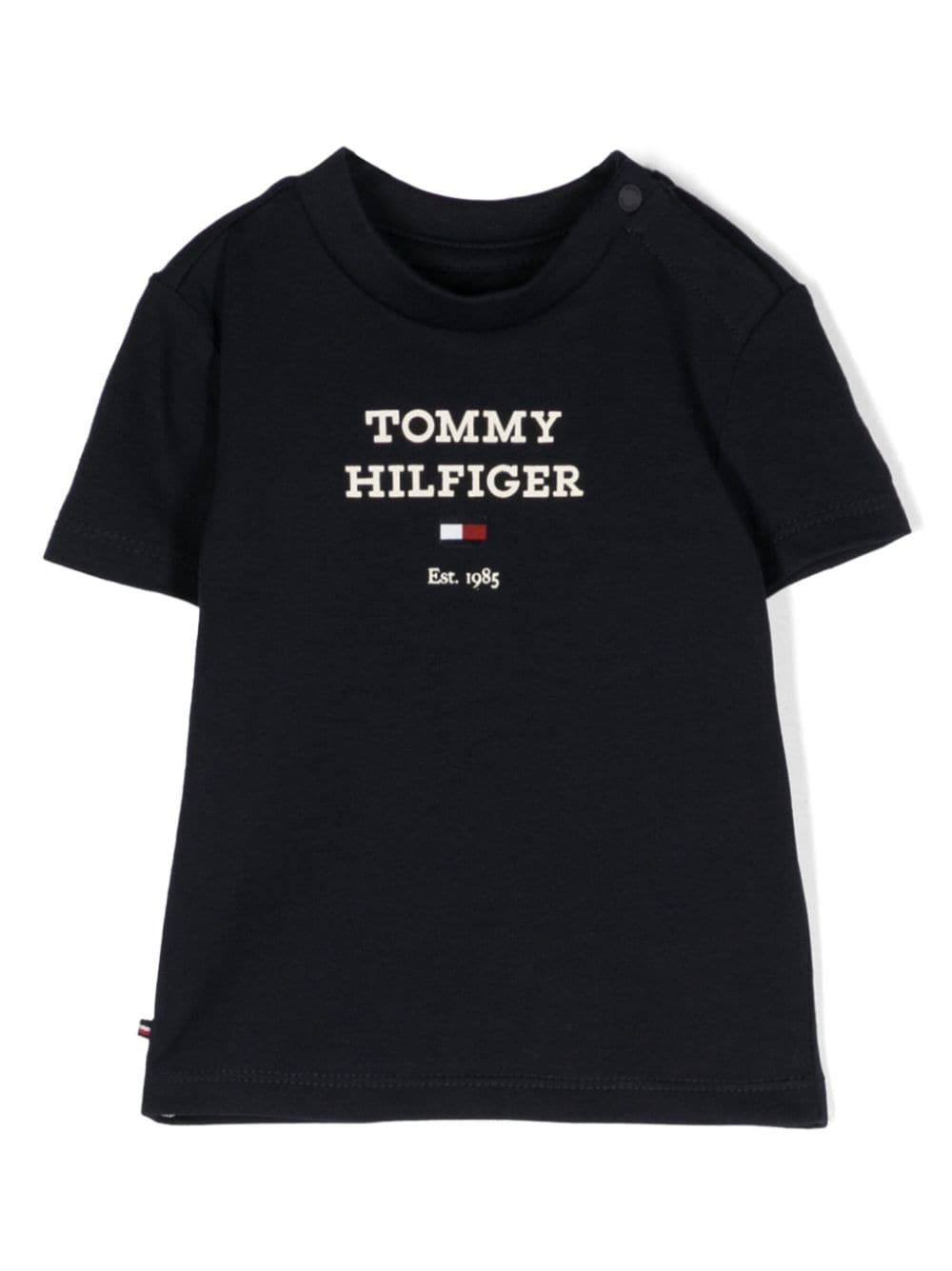 Tommy Hilfiger Junior T-Shirt mit Logo-Print - Blau von Tommy Hilfiger Junior