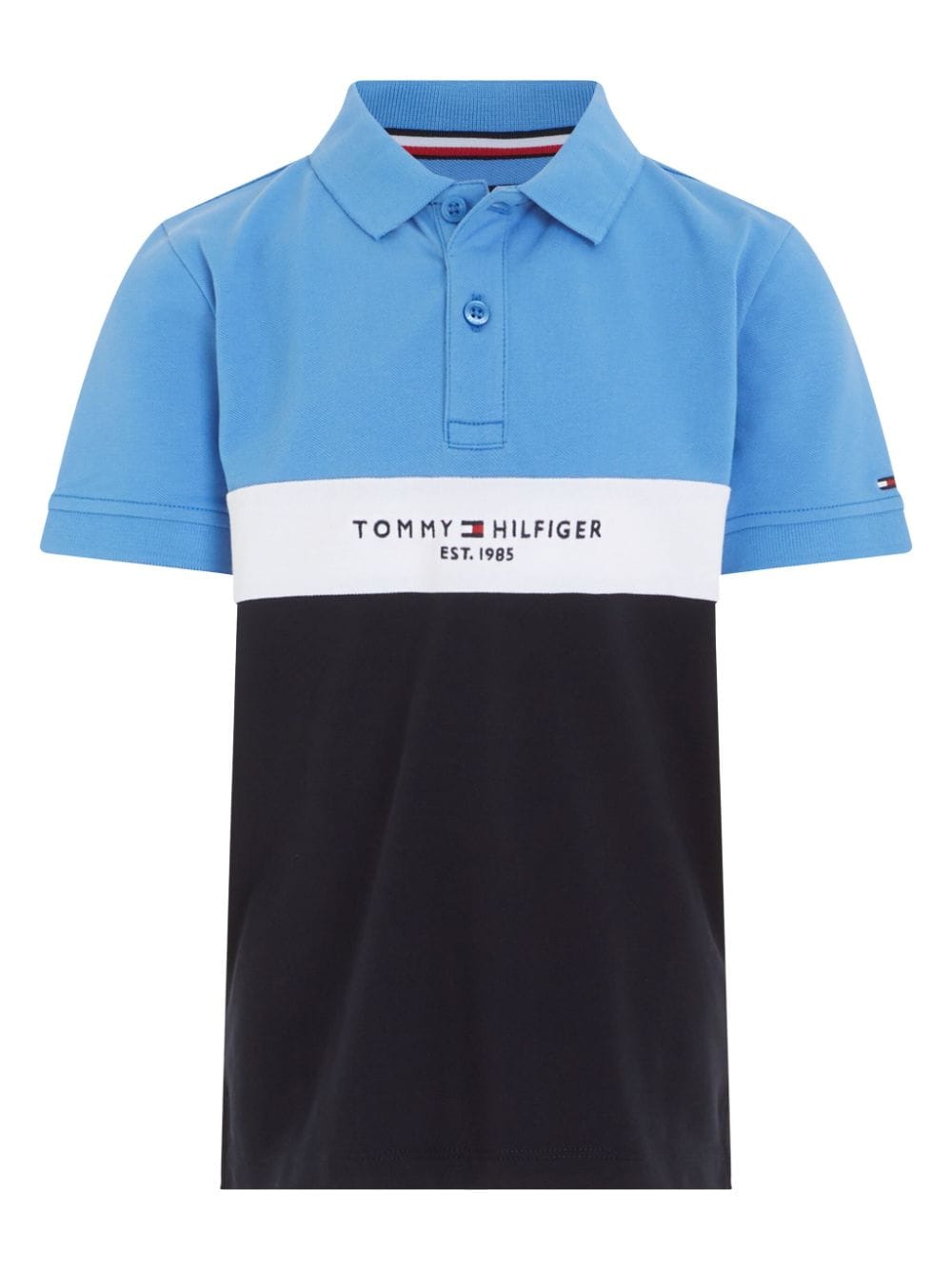 Tommy Hilfiger Junior TH Established Poloshirt - Blau von Tommy Hilfiger Junior