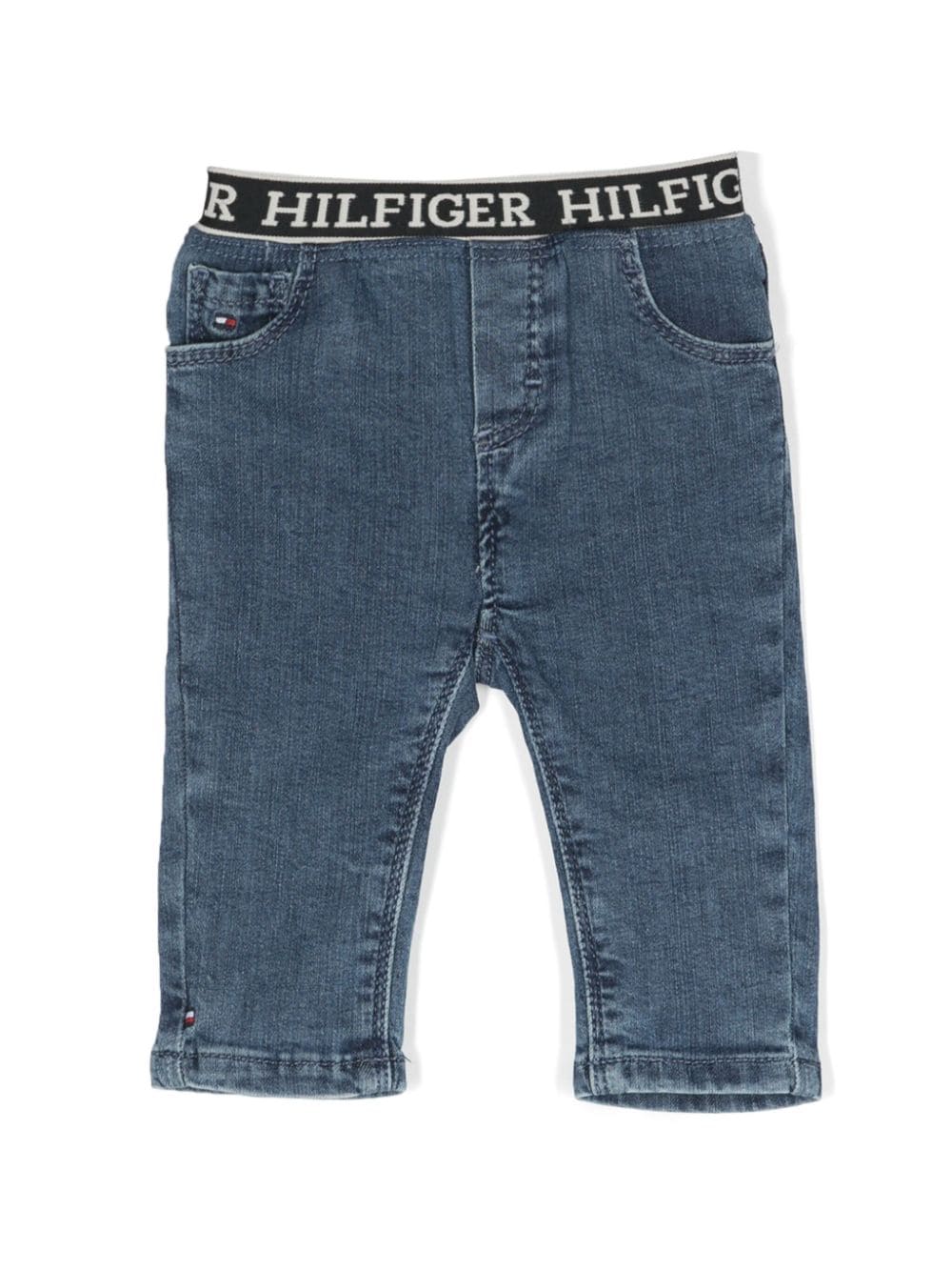 Tommy Hilfiger Junior Jeans mit Logo-Bund - Blau von Tommy Hilfiger Junior