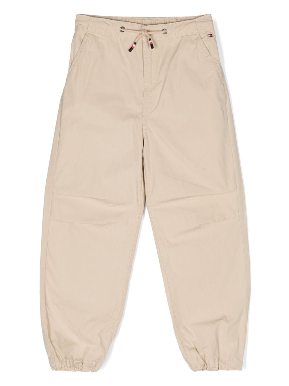 Tommy Hilfiger Junior Hose mit Logo-Stickerei - Nude von Tommy Hilfiger Junior