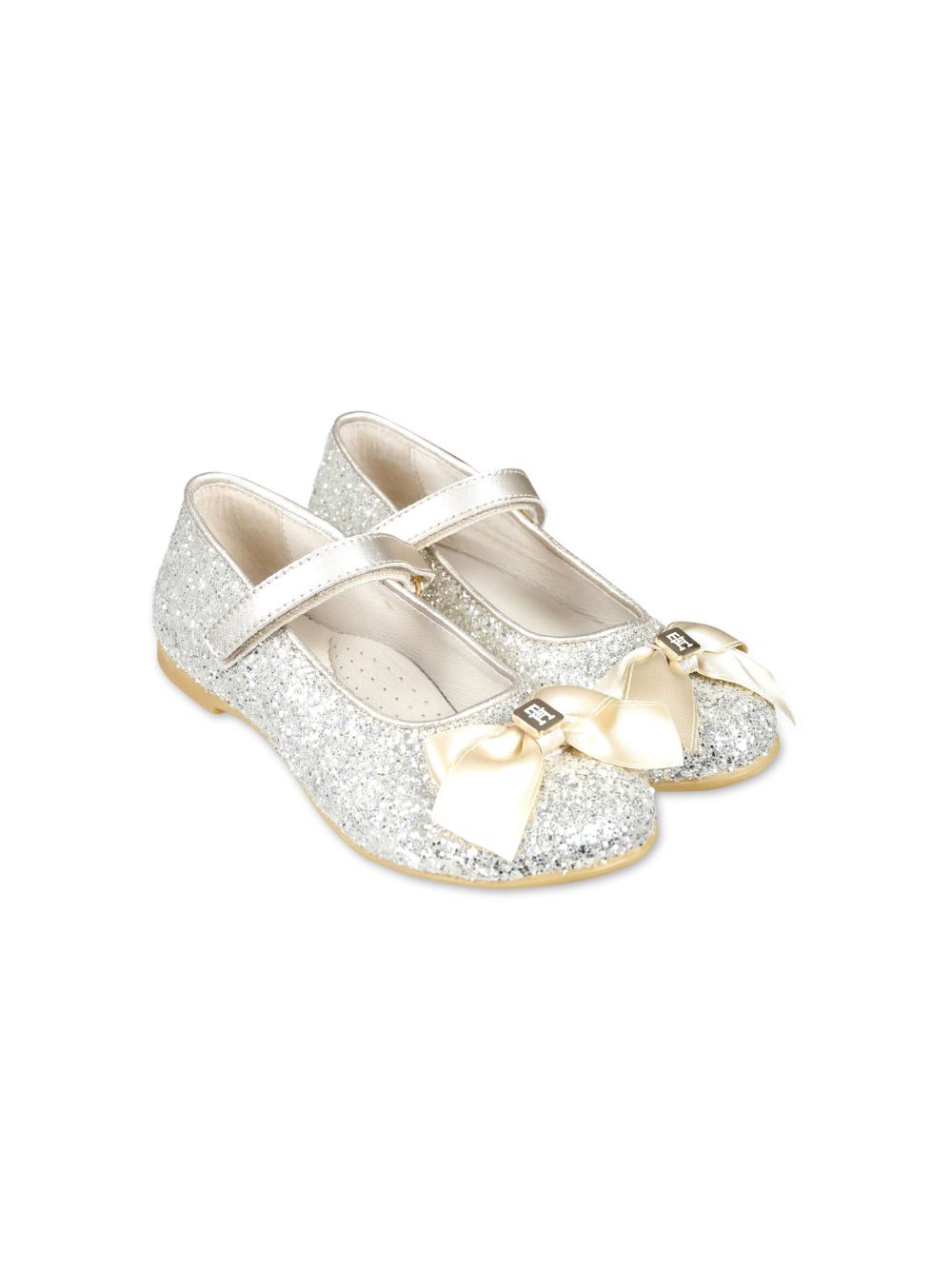 Tommy Hilfiger Junior Ballerinas mit Glitterverzierung - Gold von Tommy Hilfiger Junior